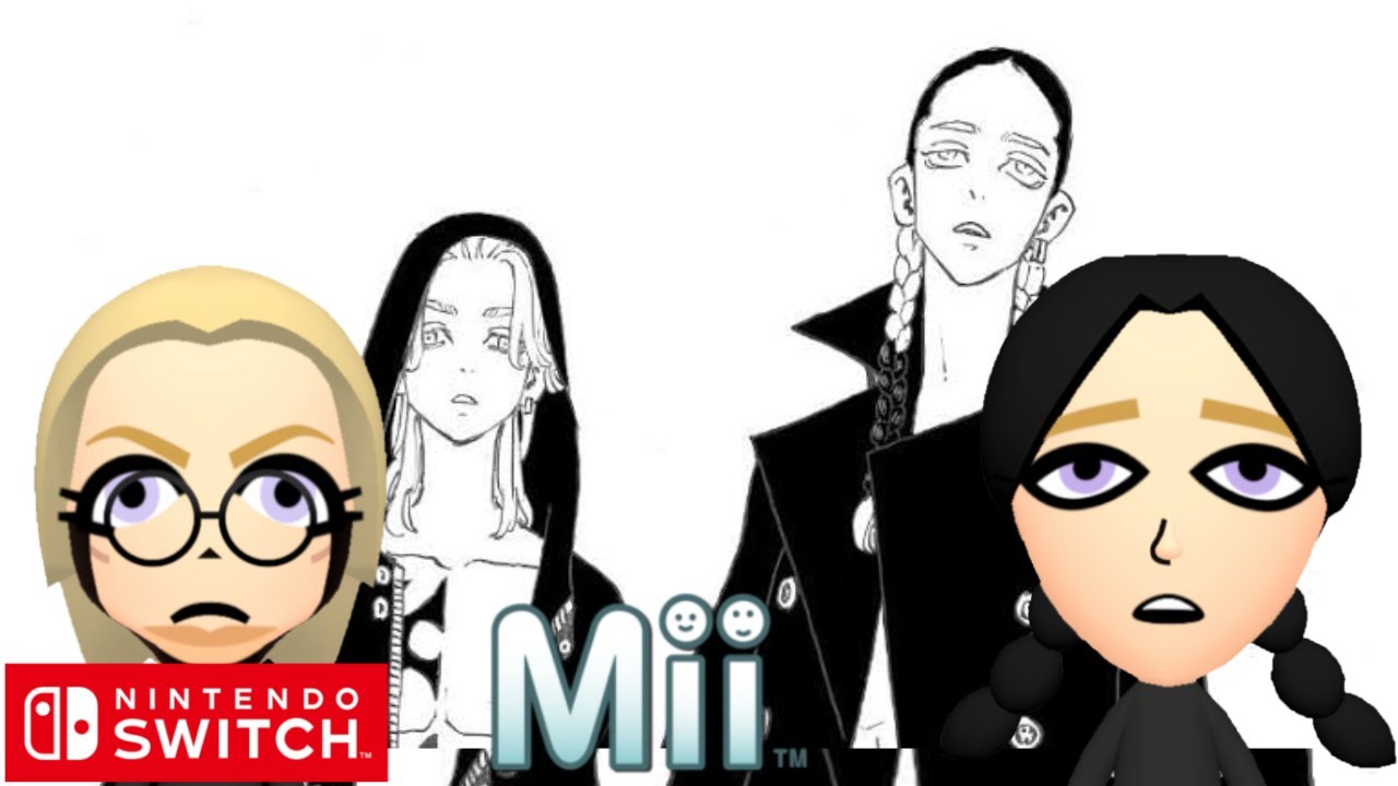 東京卍リベンジャーズ】灰谷竜胆 灰谷蘭 Mii作り方【Nintendo Switch
