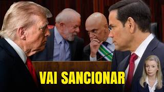 TRUMP ENTRA EM CONFRONTO COM LULA