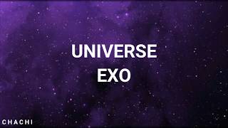 "UNIVERSE" - EXO - EASY LYRICS