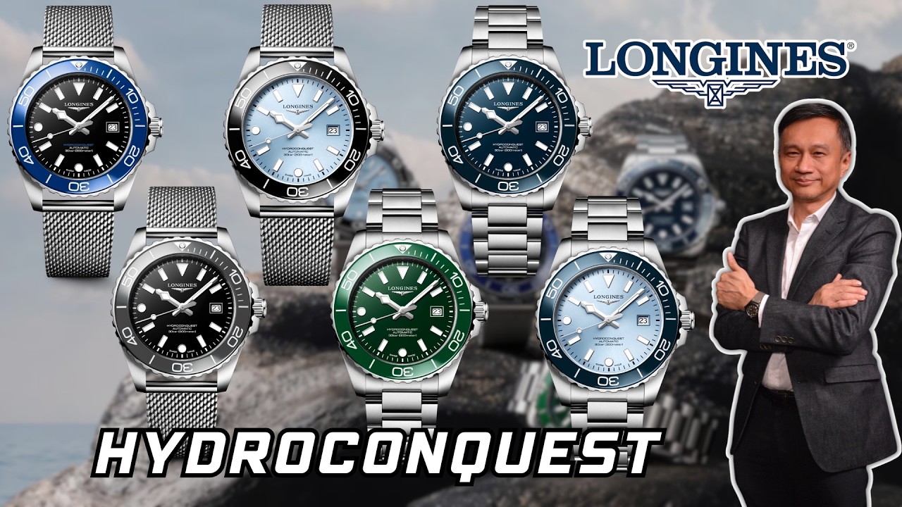 Stunningly beautiful, the Longines Hydroconquest.