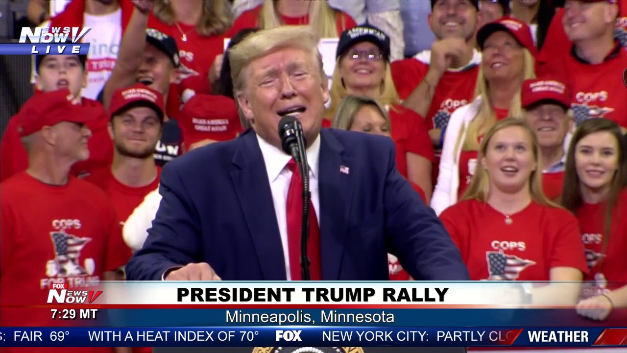 How The Hell Did That Happen Trump Bad Mouths Mn Rep Omar At Rally Youtube