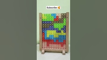 ASMR PLAYING COLORFUL TETRIS PUZZLE BLOCKS #satisfying #colorful #tetris #games #puzzle #asmr #fun