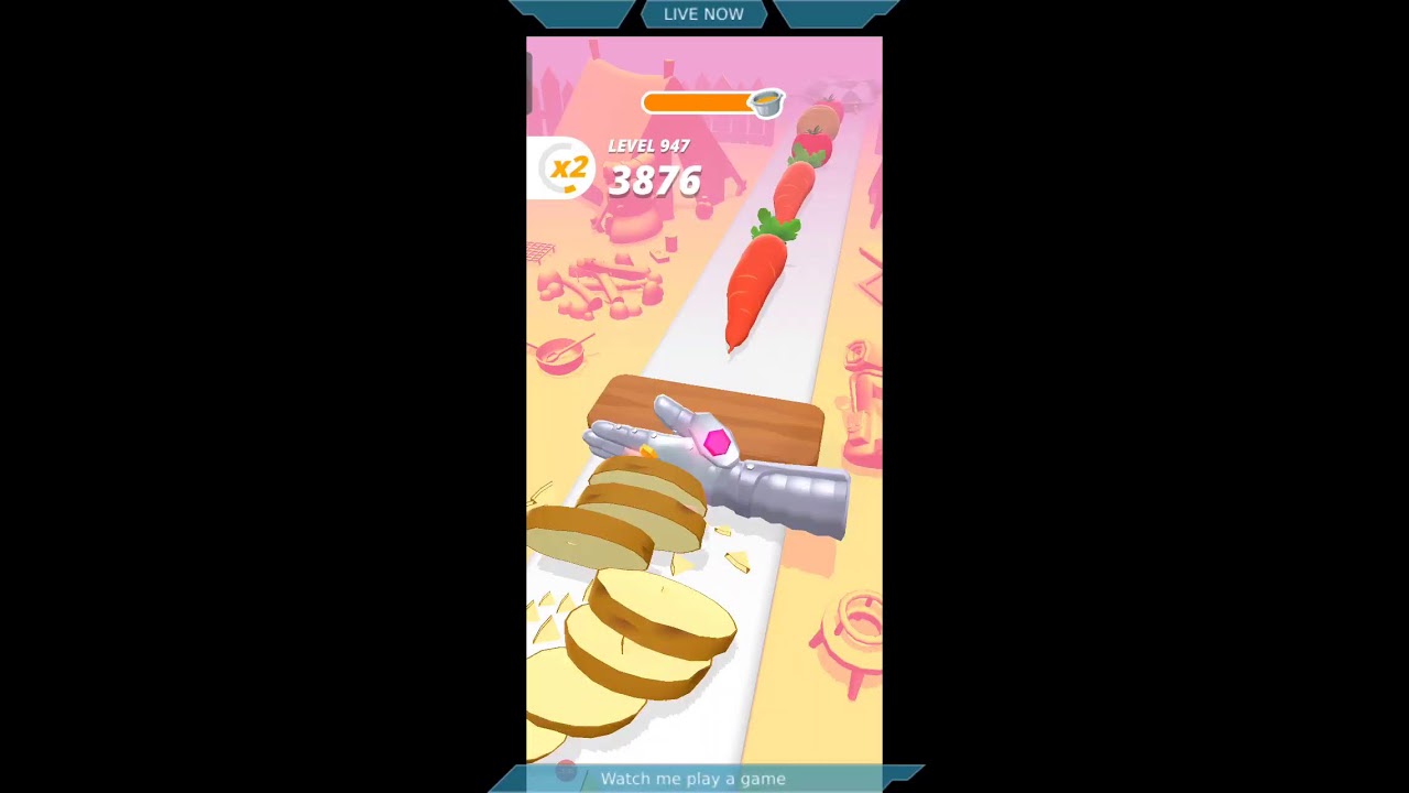 Perfect slices gameplay live DAY 01 🥝🔪#live #shortslive