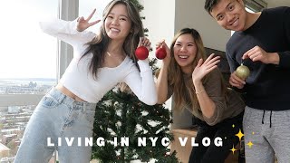 living in nyc | dashi the corgi & building christmas tree with the roomies! by Suki 984 views 2 years ago 16 minutes