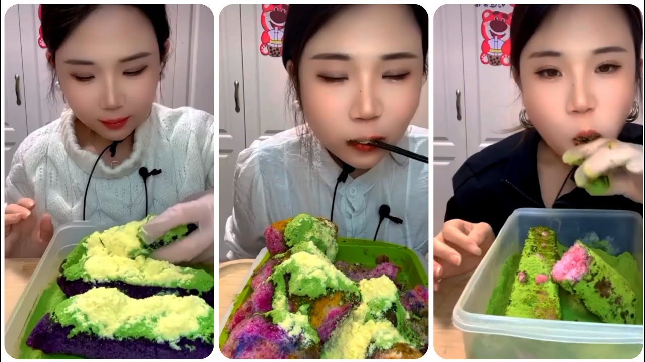 YY'S ASMR ICE | ONLY YY ICE EATING || MIX ICE WITH MATCHA - YouTube