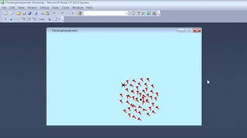flocking algorithm (Digital Meda and Interaction Class)