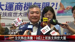 20170824 全民熱血沸騰！9成2上班族支持世大運