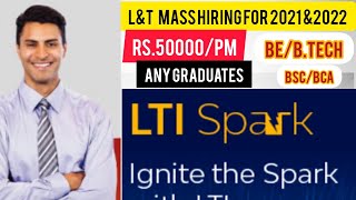 LTI MASS HIRING FOR FRESHERS (2021&2022)☑️