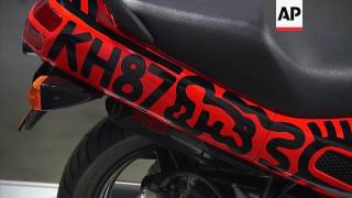 Los Angeles museum unveils exhibit featuring Keith Haring-painted vehicles