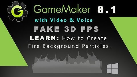 Game Maker 8.1: How to Create Fire Background Particles.
