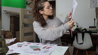 VLOGMAS 2021 #22 Świąteczne porządki w pracowni! | Ciut Więcej