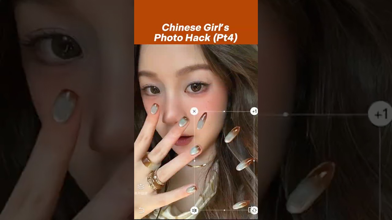 Chinese Girl’s Photo Hack （Part 4）💅 #chinesegirl #beauty #photoshop #tricks