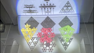Fractal Imaginary Cubes (Sierpinski tetrahedron, H-fractal, T-fractal)