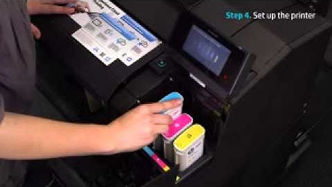 HP Designjet T920 & T1500 Set Up Video Demonstration