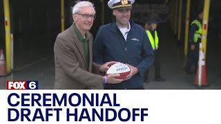2025 NFL Draft; ceremonial draft handoff in Milwaukee | FOX6 News Milwaukee