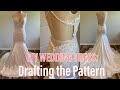 DIY wedding dress | Lets make a wedding dress with a low back 1