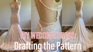 DIY wedding dress | Lets make a wedding dress with a low back 1