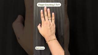 abacus finger count 1 to 9 #abacus #fingermath #smartkids #abacuseducation #numbercounting #numbers