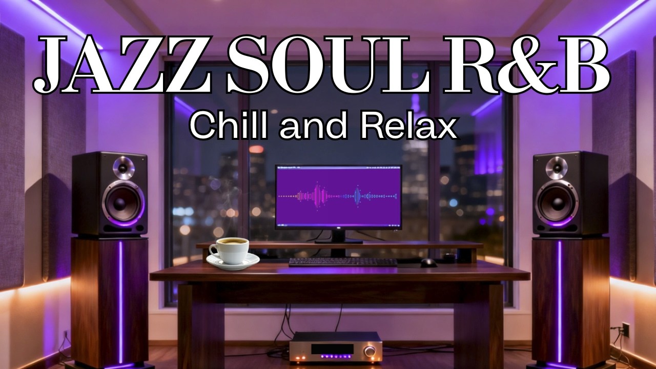 Smooth Jazz After Dark ✨ RnB Soul Groove for Stress Relief & Productivity