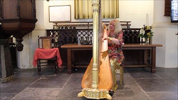 Harpist Regina Ederveen plays Psalm 23 on harp