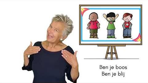 ©Emotieliedje met gebaren, liedje voor kinderen, thema EMOTIES en KLEURENMONSTER