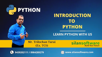 Python Introduction || Python for Beginners || Silan Software || pythontpoints