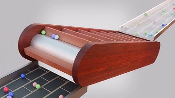 ODDL SATISFYING Ball Rolling Down Complex Ramp (Blender Physics) #oddlysatisfying  #blender3d