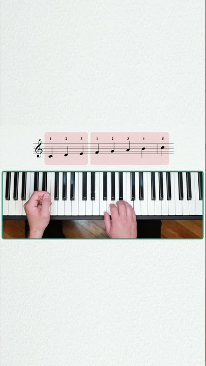 Tips for fingering when practicing piano scales