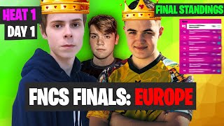 FNCS Finals Heat 1 Game 6 Highlights - EUROPE Final Standings