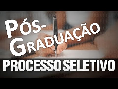 Resultado de imagem para PROCESSO SELETIVO PÃ“S-GRADUAÃ‡ÃƒO