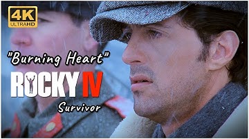 Rocky IV, Burning Heart - Survivor, 4K & HQ Sound
