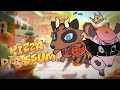 Pizza possumshub lopposum et alcaz catboatandrot  le ratonlaveur volent de la nourriture