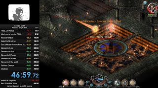 [Speedrun][No WQ] Sacred Gold: Ancaria any% in 46:59 RTA