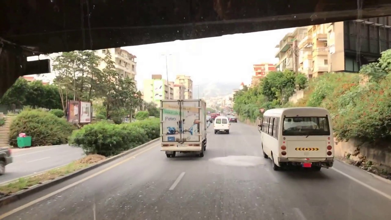 Driving in Beirut, Lebanon