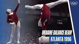 🇺🇦 Ukraine Women's Team on the Balance Beam at Atlanta 1996!
