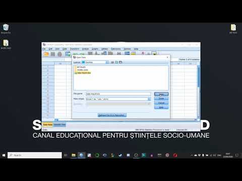 Video: Cum import date din Excel în SPSS?