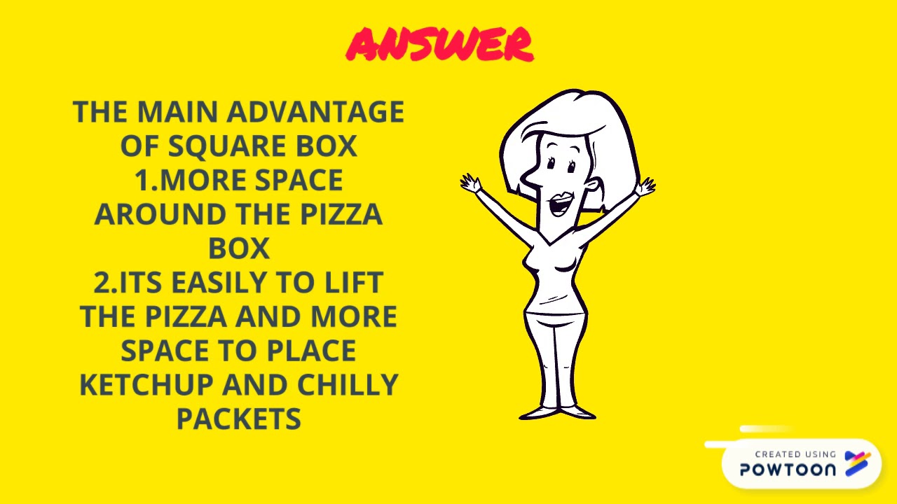 why pizza box is square YouTube