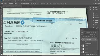 Famous HOW TO EDIT CASHIERS CHECK! FOR YAHOO BOYS! SURE CASHOUT 💰💰💰 #photoshop #check #editing #tutorial  Wealth
