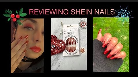 Red Hot SHEIN Nails (Video Review)