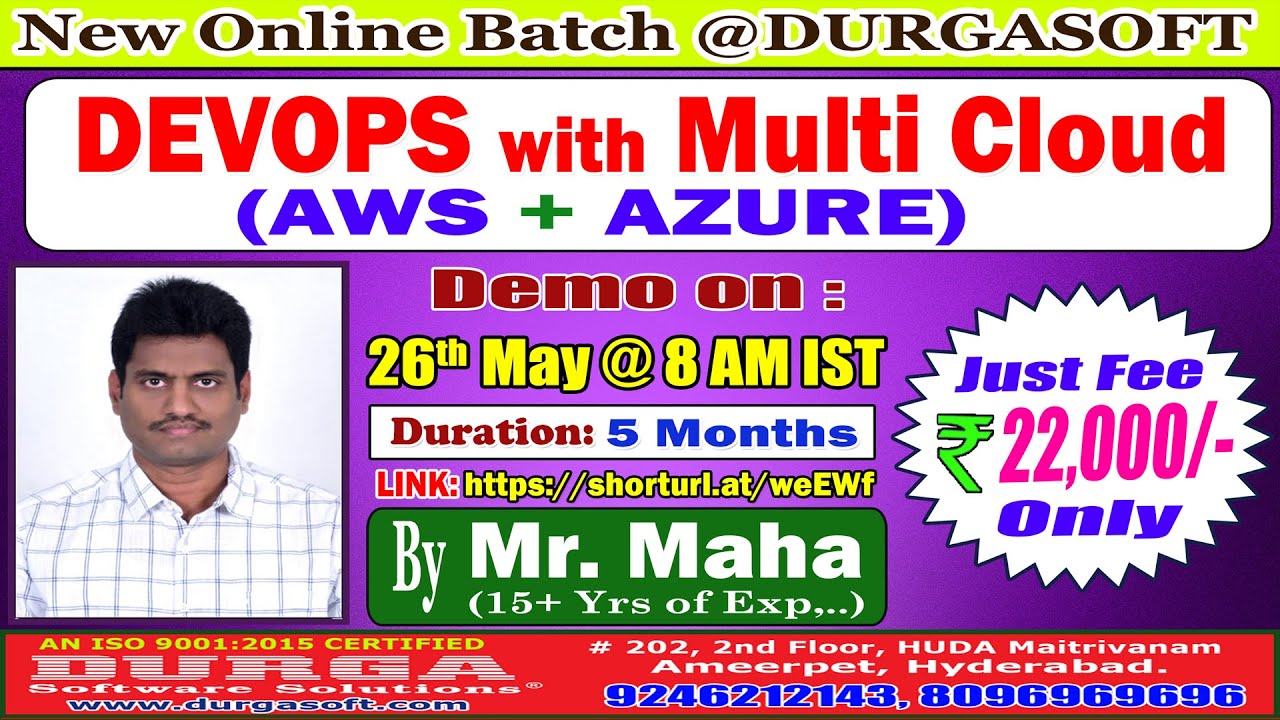 DEVOPS with Multi Cloud Online Training @ DURGASOFT - YouTube