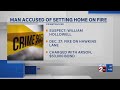 Man accused of setting Carroll County home on fire