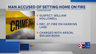 Man accused of setting Carroll County home on fire