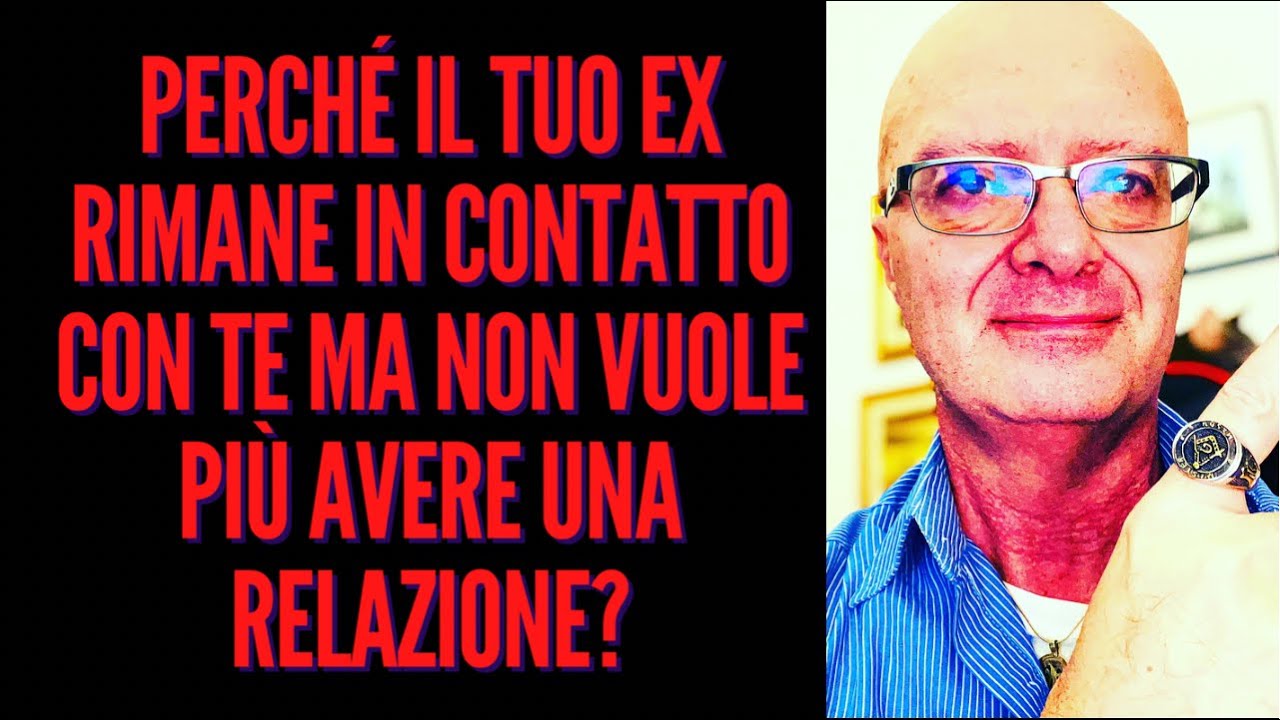 Perché il tuo ex rimane in contatto con te ma non vuole più avere una relazione?