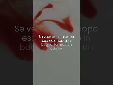 Video Sangue dopo il bagno: le possibili cause