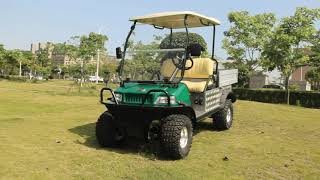 HDK Golf Car : Turfman 700 | Lithium Utility Golf Cart| Farm Utility Vehicle