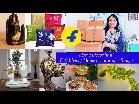 FLIPKART HOME DECOR SHOPPING HAUL 🛍️/ BEST HOME DECOR UNDER BUDGET🎁FESTIVE DECOR IDEAS ❤️GIFT IDEAS