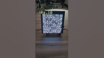 New Bonrix Dynamic QR Code Display LED RGB MATRIX 64x64 for Retail Stores #paytm #bhim #upi #qrcode