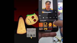 SCARY COOKIE FACE #shortvideo #trending #tutorial