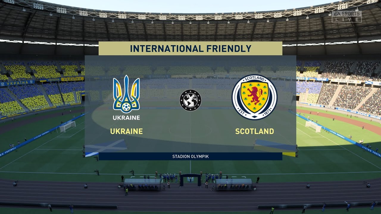 Ukraine vs Scotland (27/09/2022) UEFA Nations League FIFA 22