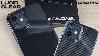 iPhone 12 / 12 Pro Case - Caudabe Lucid Clear Case Review (Clear and Graphite)